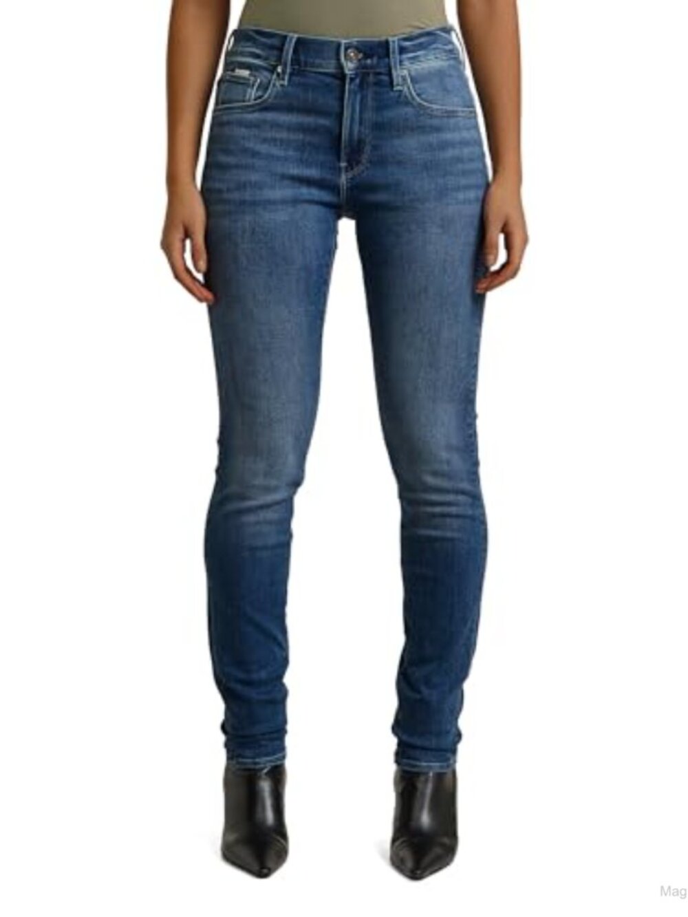 Skinny Fit Low Rise 5-Pocket Jeans Medium Stretch Regenerative Cotton